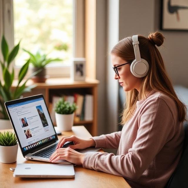 stay focused during online classes at home